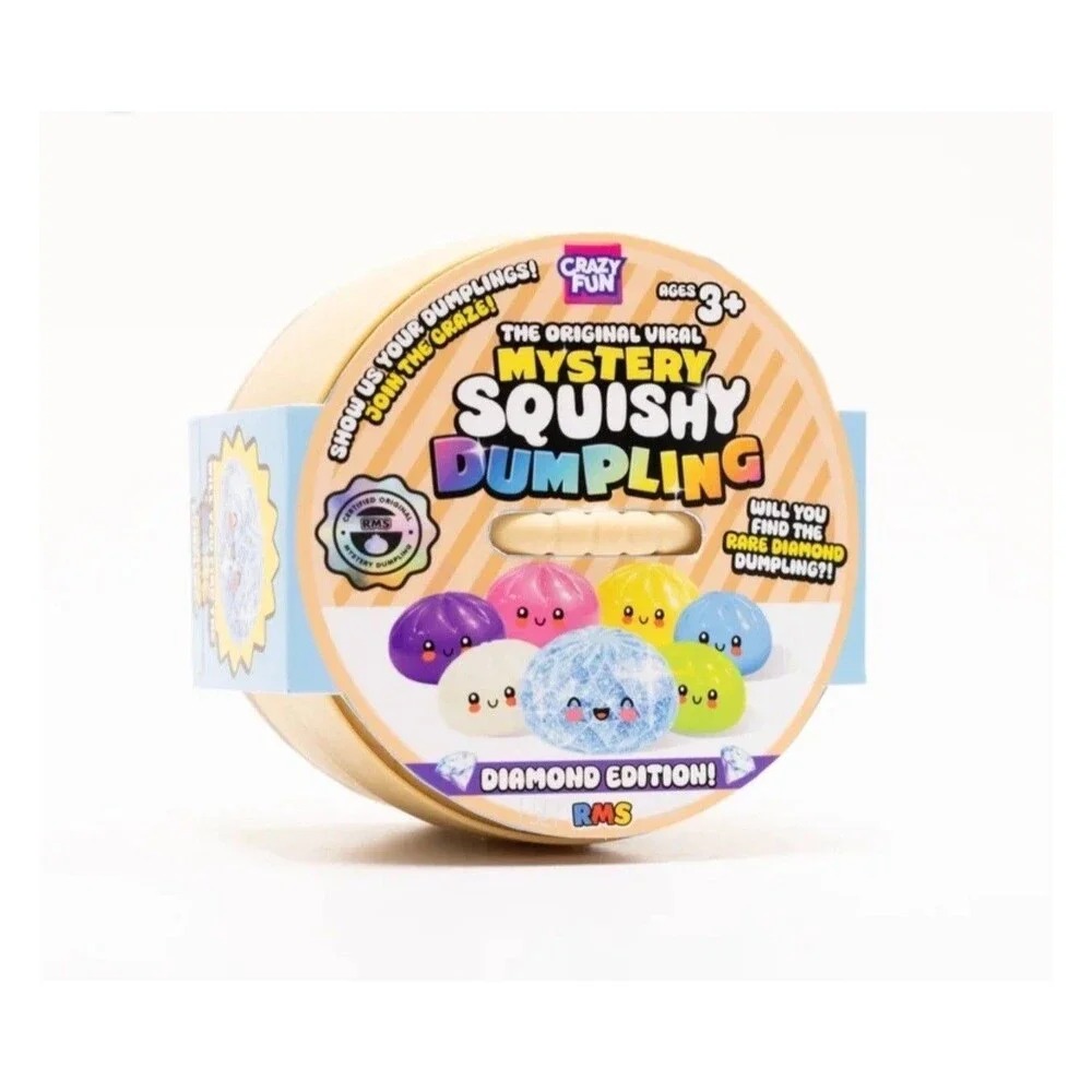 CRAZY FUN RMS Mystery Dumpling Rare Diamond Edition Viral Squishy NEW SEALED